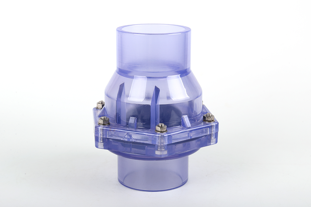 易县透明翻板式止回阀